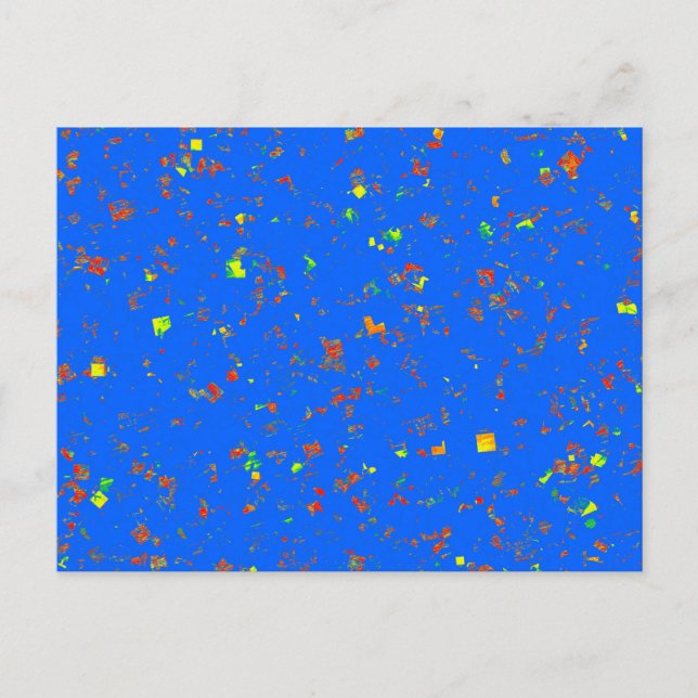 Carte Postale Goodluck Dream Blue Modèle ajouter do-it-yourself  (Devant)