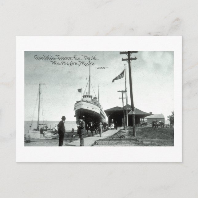 Carte Postale Goodrich Transportation Co., Muskegon, Michigan (Devant)
