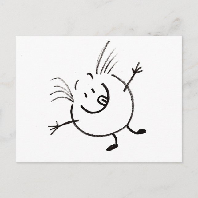 Carte postale Goofy Doodle Guy (Devant)