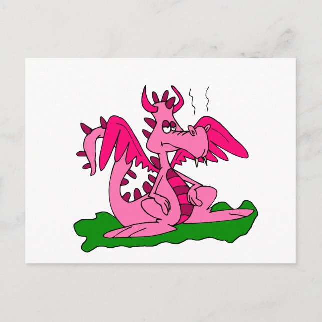 Carte Postale Goofy Dragon Cute (Devant)