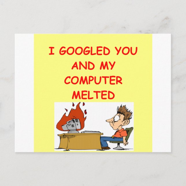 Carte Postale google love (Devant)