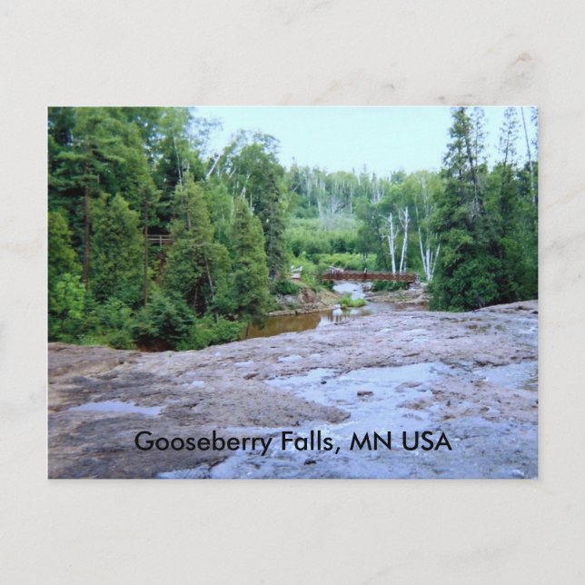 Carte Postale Gooseberry Falls, MN États-Unis (Devant)