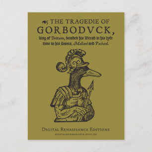 Carte postale Gorboduck