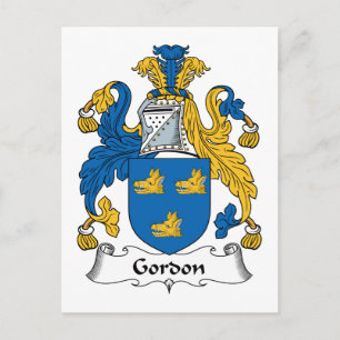 Carte Postale Gordon Family Crest