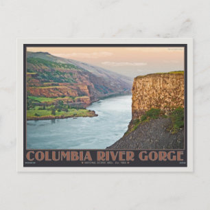 Carte Postale Gorge Columbia - Plateau Rowena B