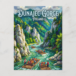 Carte Postale Gorge de la rivière Dunajec Pologne