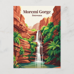 Carte Postale Gorge de Moremi Botswana