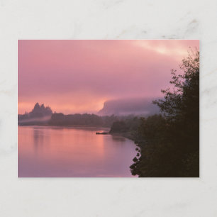 Carte Postale Gorge du fleuve Columbia, Lever de soleil, OR