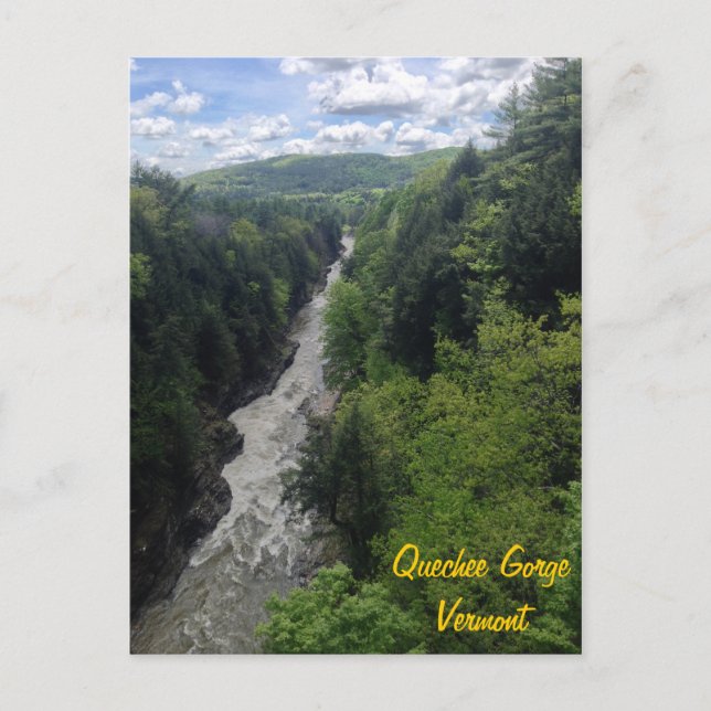 Carte Postale Gorge du Quechee, Vermont (Devant)