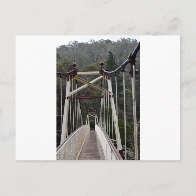 CARTE POSTALE GORGE LAUNCESTON TASMANIE DE CATARACTE DE PONT (Devant)