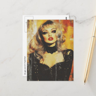 Carte Postale Gorgeous blond woman 