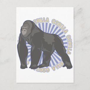 Carte Postale Gorille classique