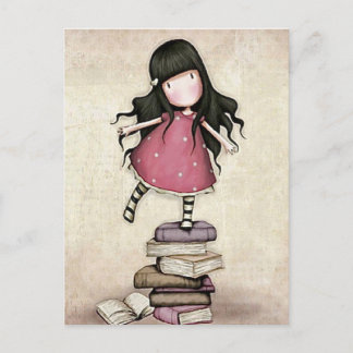 Carte Postale Gorjuss Girl Back To School