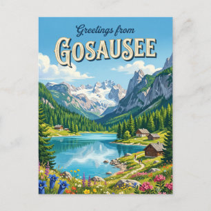 Carte Postale Gosausee Autriche