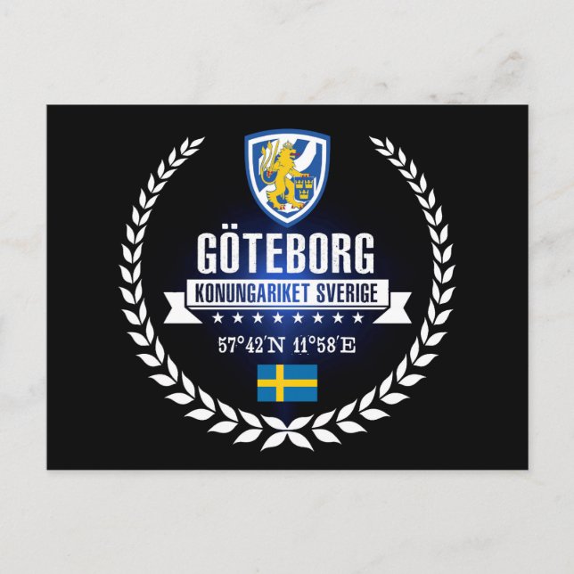 Carte Postale Göteborg (Devant)