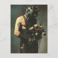 Goth Punk Rock Romeo Avec Roses