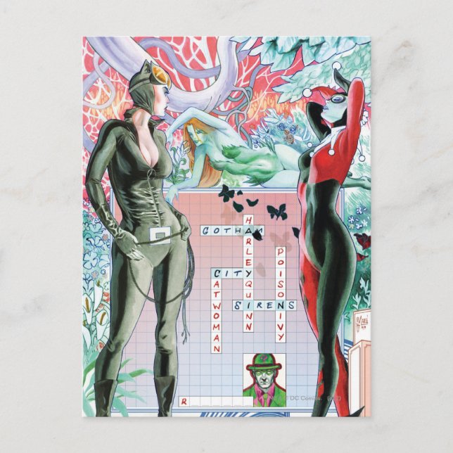 Carte Postale Gotham City Sirens Cv10 (Devant)