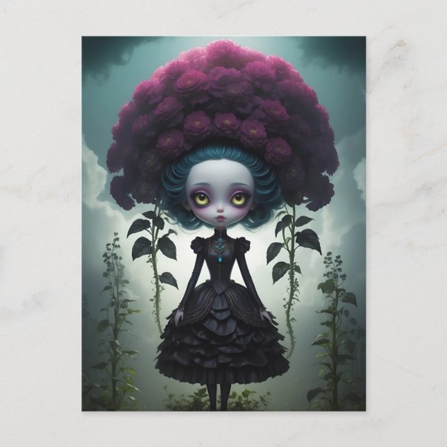 Carte postale - Gothic Flowers (Devant)