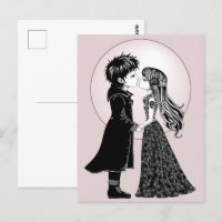 Gothique Emo Enfants Kiss Valentine's Day