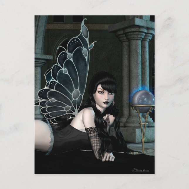 Carte Postale Gothique Fae Series ANNA Imaginaire Art (Devant)