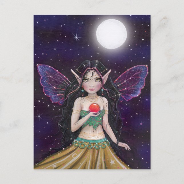 Carte postale gothique Gypsy par Molly Harrison (Devant)