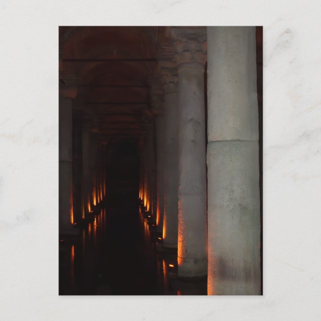 Carte postale Gothique Halloween Hallway to Hell (Devant)