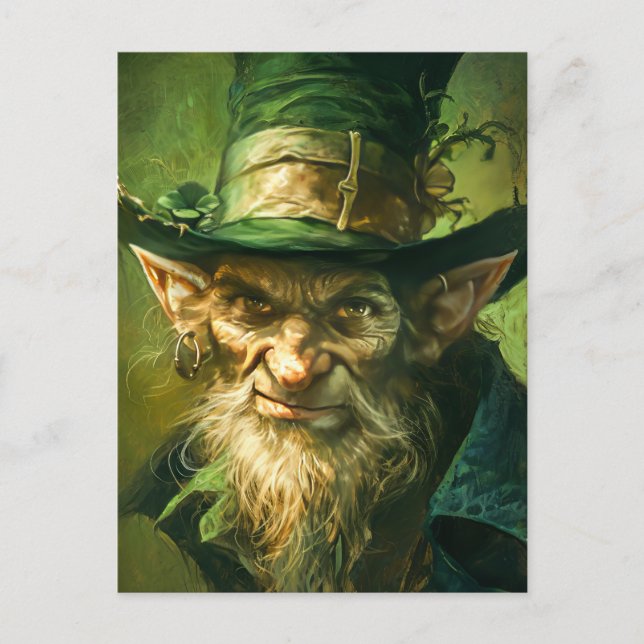 Carte Postale Gothique Leprechaun (Devant)