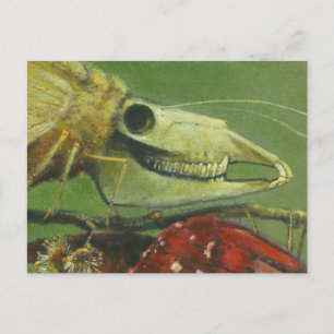 Carte postale gothique Mutant Moth