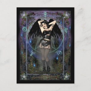 Carte postale gothique - Vampiress gothique