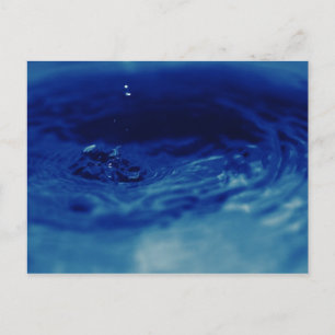 Carte Postale Gouffre d'eau bleu