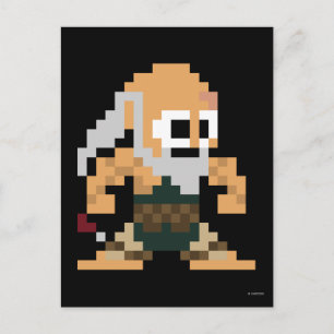 Carte Postale Gouken 8 bits