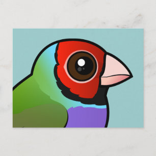 Carte Postale Gouldian Finch