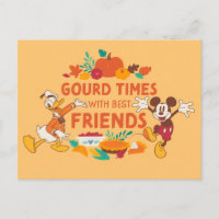 Gourd Times avec Donald et Mickey