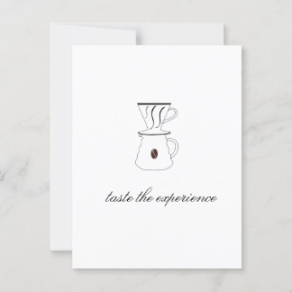 Carte Postale goûter l'expérience