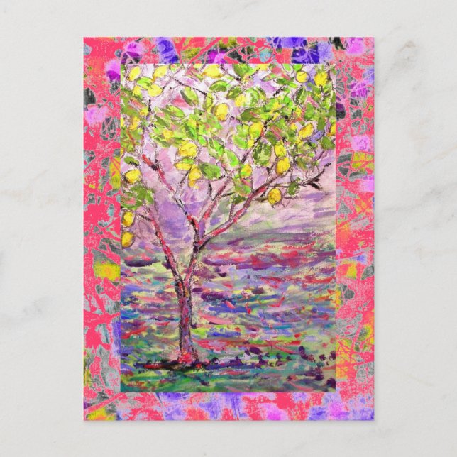 Carte Postale goutte de citronnier (Devant)