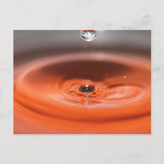 Carte Postale Goutte d'eau (Devant)