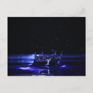 Carte postale goutte d'eau