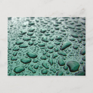 Carte Postale Gouttes de pluie