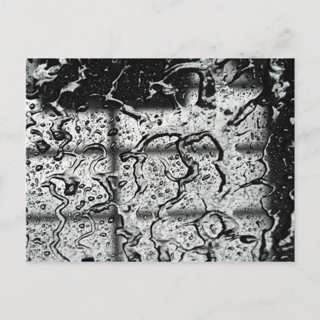 Carte postale gouttes d'eau (Devant)