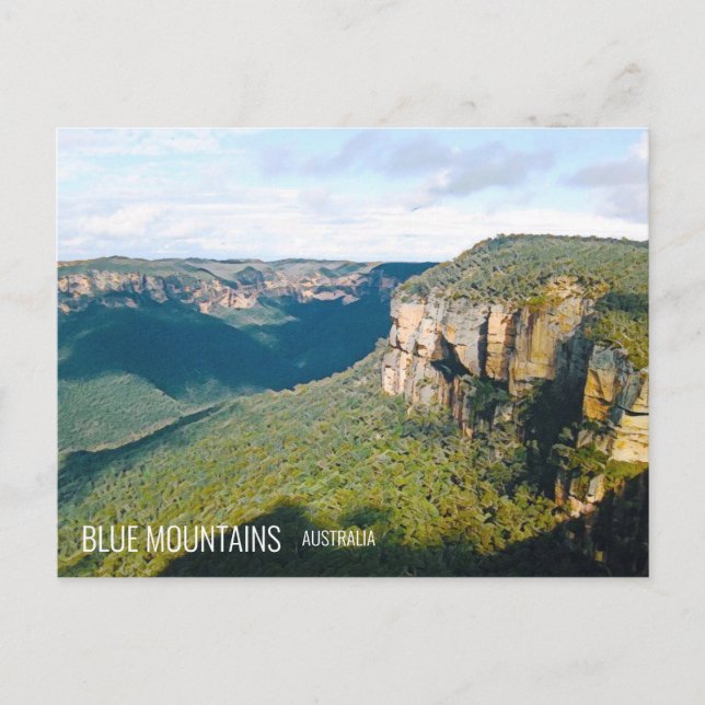 Carte Postale Gouvernement Leap Blue Mountains Australie Voyage (Devant)