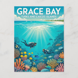 Carte Postale Grace Bay, Providenciales Îles Turques-et-Caïques