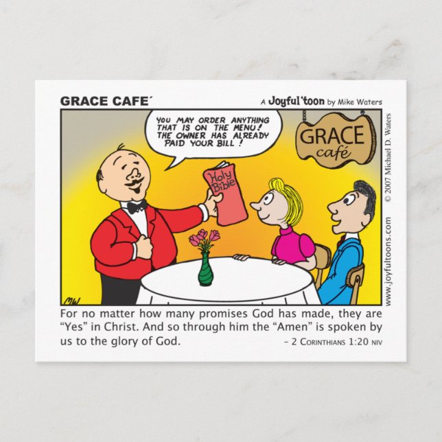 Carte postale Grace Café (Devant)
