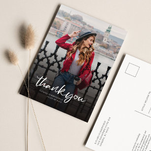 Carte Postale Graduation 2024 Grad Photo Script Merci