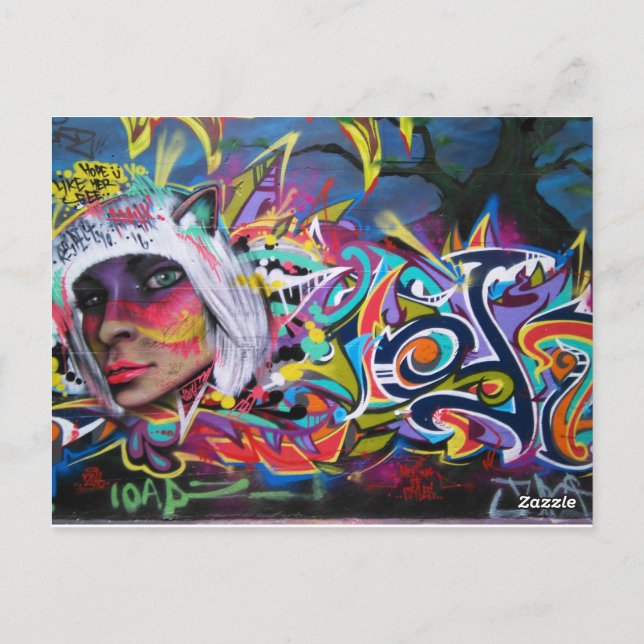 Carte postale Graffiti (Dos)