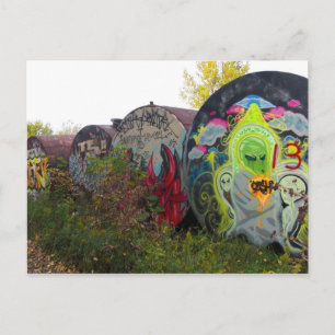 Carte postale Graffiti 2 Alien