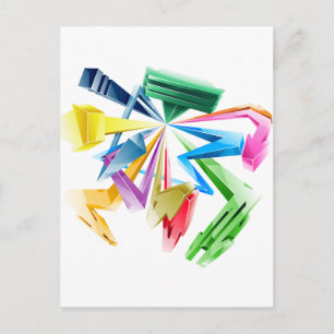 Carte Postale Graffiti 3d