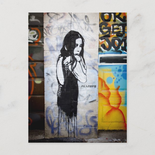 Carte Postale Graffiti / Art de rue (Devant)