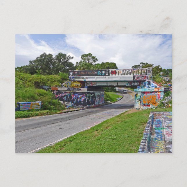Carte Postale Graffiti Bridge Pensacola Florida (Devant)