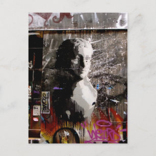 Carte Postale Graffiti Bust