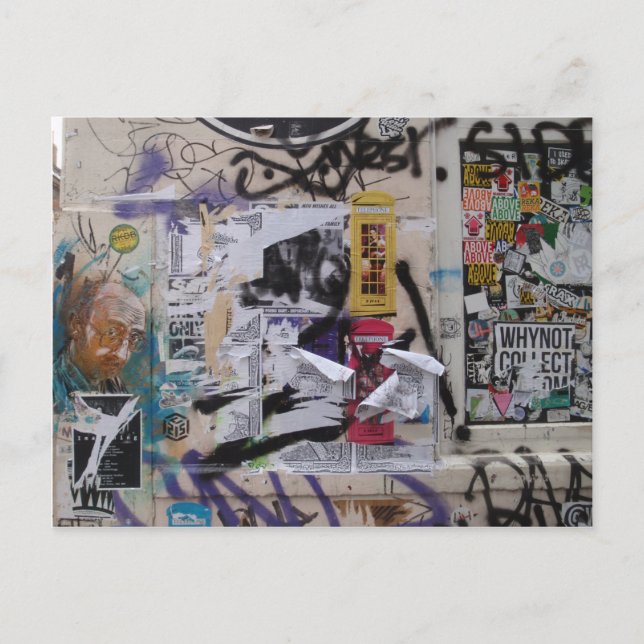 Carte Postale Graffiti de Londres (Devant)